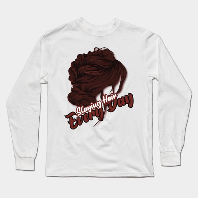 Girls Hairstyle | Hair Lover | Girls Hair | Slaying Hair, Every day Long Sleeve T-Shirt by muzamilshayk